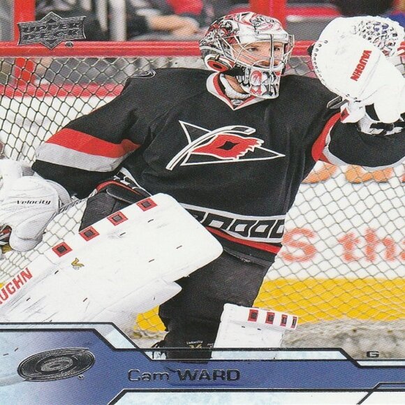 Cam Ward (Carolina Hurricanes) - Set Of 3 NHL Hockey Cards - Picture 4 of 4